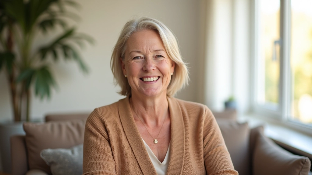 Retirement transition coach in welcoming modern office setting